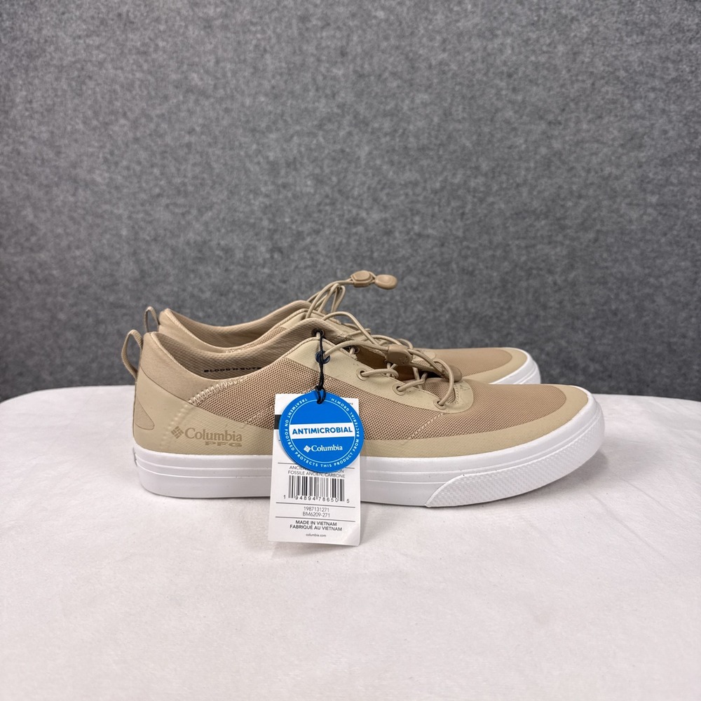 Columbia Mens Bonehead PFG Fishing Shoes Size 12 Ancient Fossil Tan Mesh New